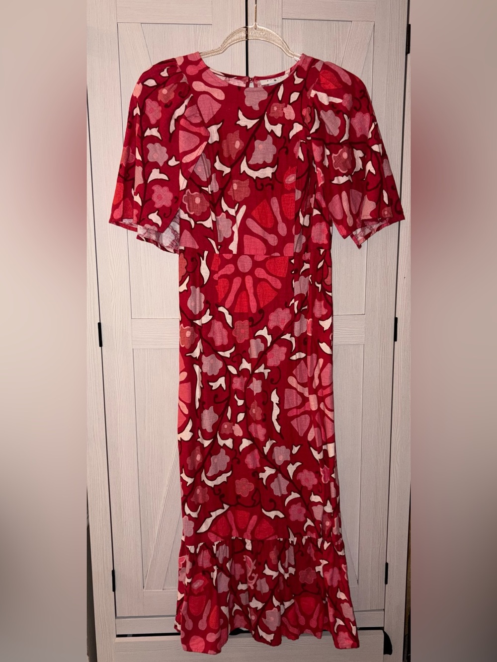 Rhode x Target Red Floral Print Women's Dress